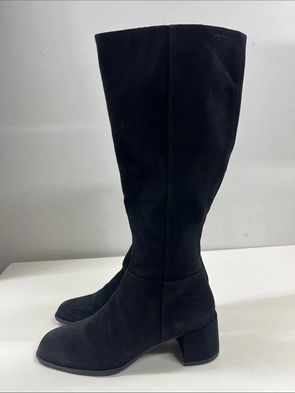 New Vagabond Shoemakers Stina Suede Boot in Black Size 41